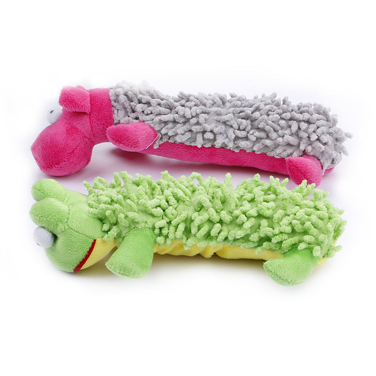 Pet Supplies Dog Biting Molar Toys Mop Plush Animal Modeling Interaction