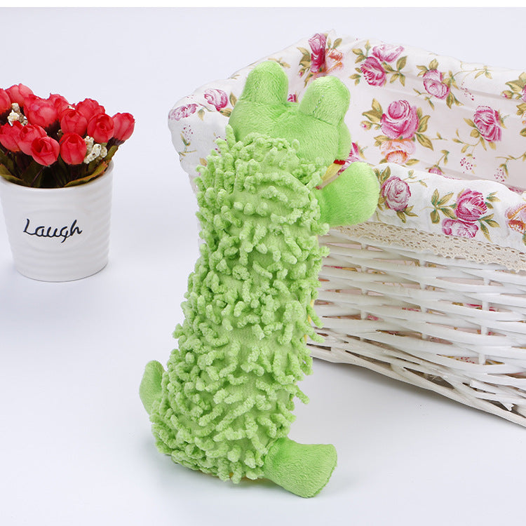 Pet Supplies Dog Biting Molar Toys Mop Plush Animal Modeling Interaction