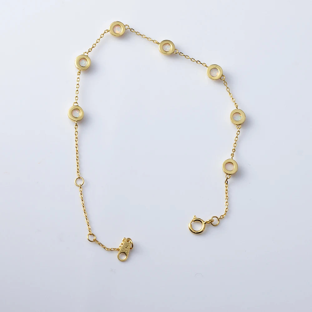 Retro Seven Opal Bracelet