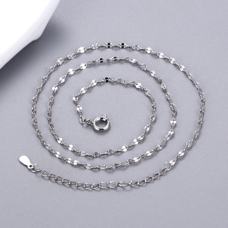 New fashion lip chain with chain female clavicle tile necklace