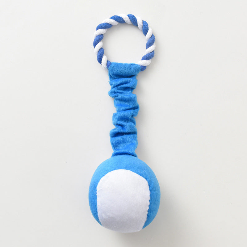 Dog Toy Sound Molar Super Soft Cloth Ball Pet Toy Ball Dog Training Supplies Interactive Toys