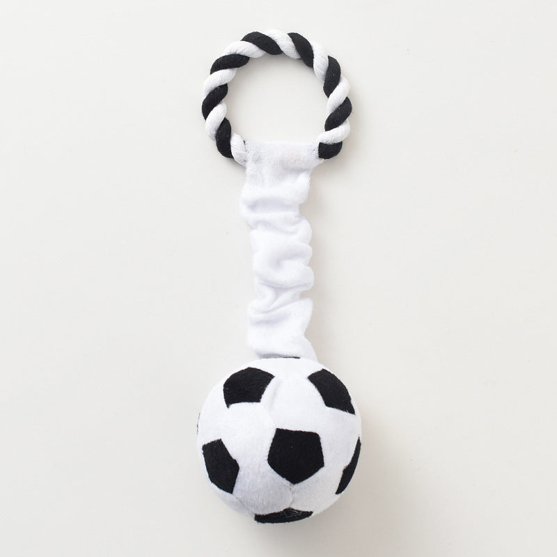 Dog Toy Sound Molar Super Soft Cloth Ball Pet Toy Ball Dog Training Supplies Interactive Toys
