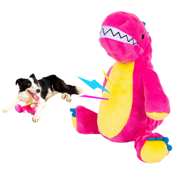 Toys that produce sound plush and bite resistant teeth cleaning interactive puzzle toys