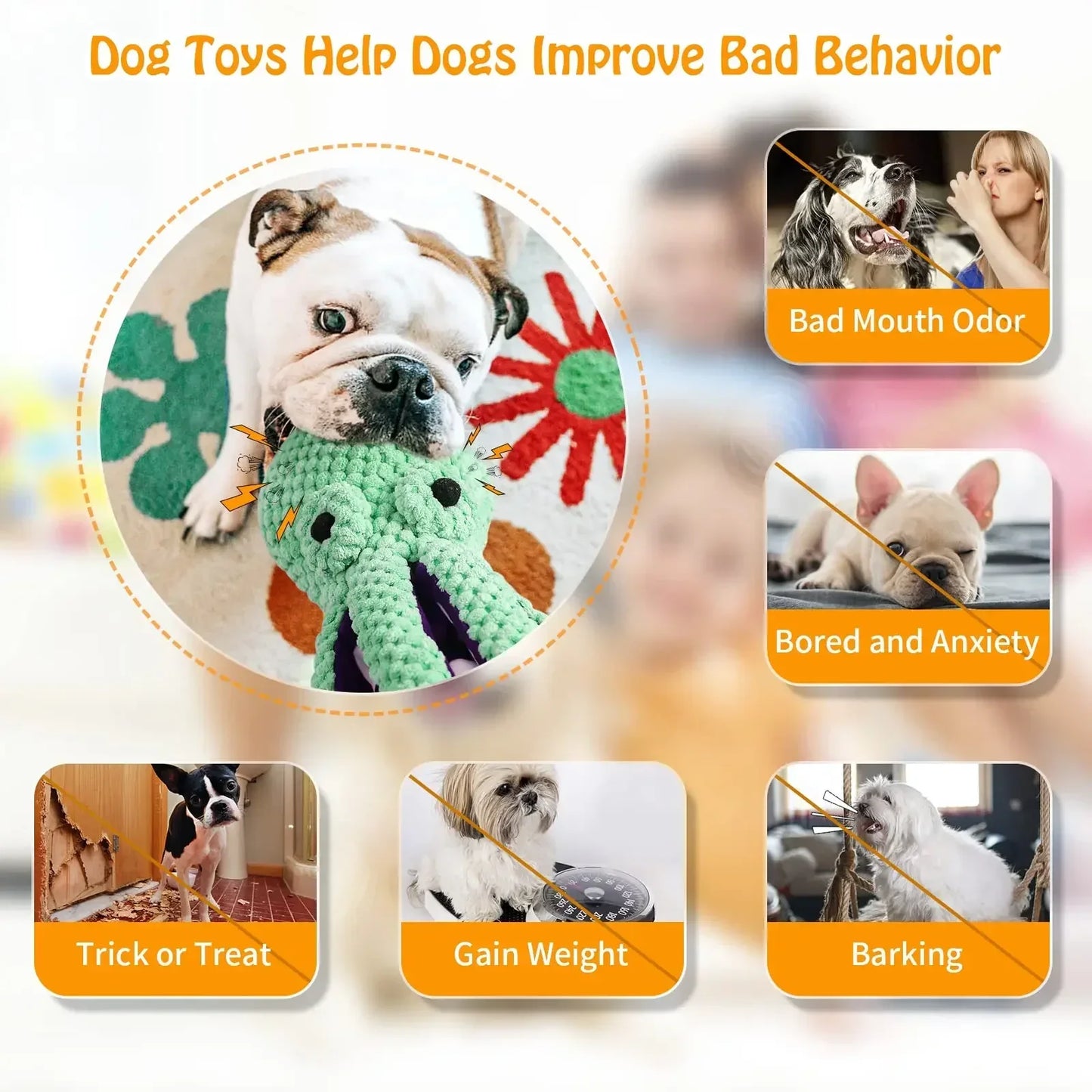 Pet Plush Toy Cat Dog Voice Octopus Shell Puzzle Toy