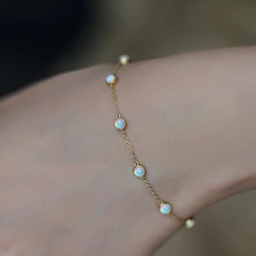 Retro Seven Opal Bracelet
