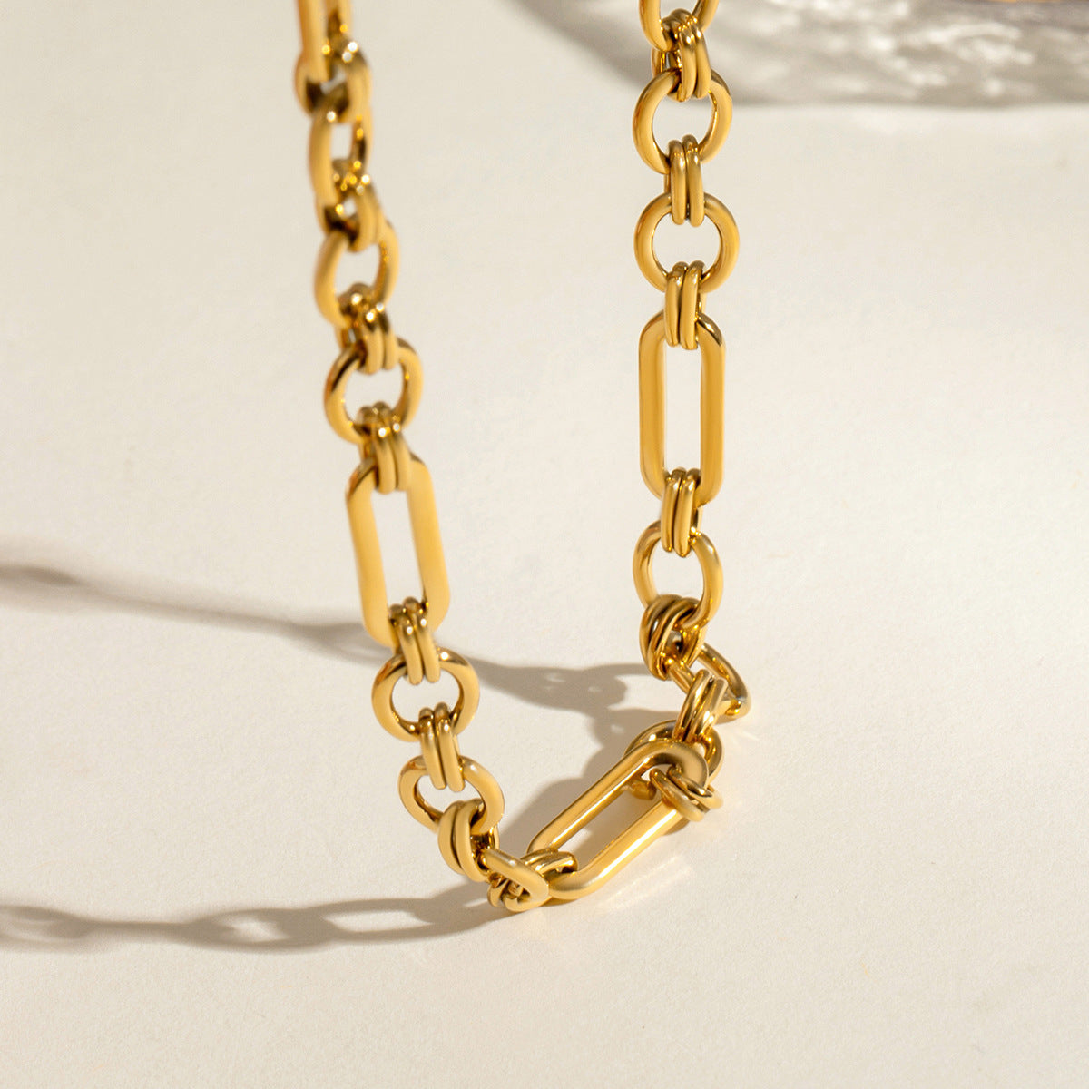 stainless steel handmade chain 3:1 chain necklace