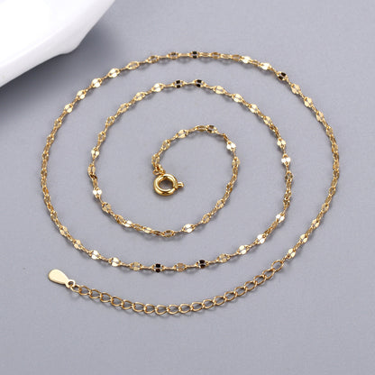 New fashion lip chain with chain female clavicle tile necklace
