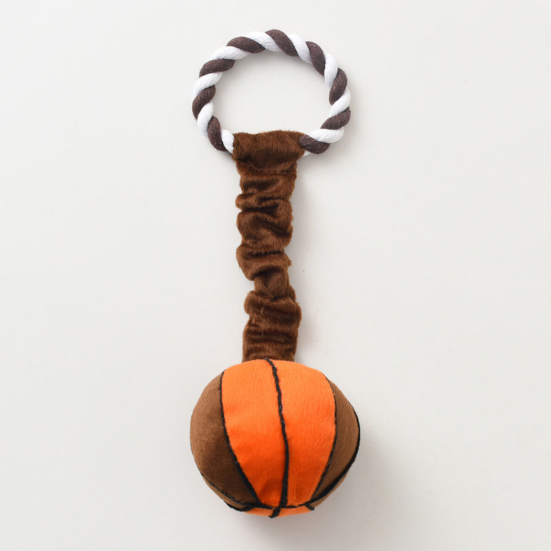Dog Toy Sound Molar Super Soft Cloth Ball Pet Toy Ball Dog Training Supplies Interactive Toys