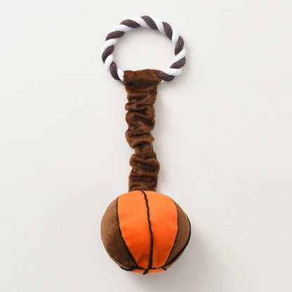 Dog Toy Sound Molar Super Soft Cloth Ball Pet Toy Ball Dog Training Supplies Interactive Toys