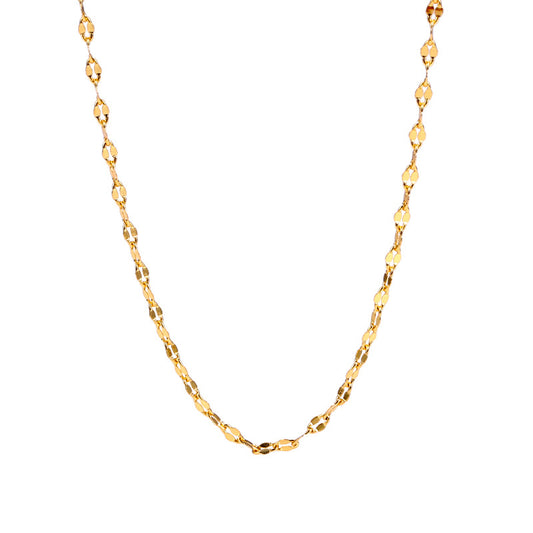 New fashion lip chain with chain female clavicle tile necklace