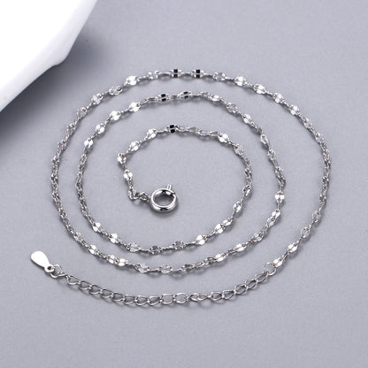New fashion lip chain with chain female clavicle tile necklace