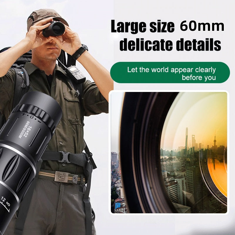 Frostinfo®🔥LAST DAY 65% OFF -16X52 Monocular bifocal optical zoom telescope