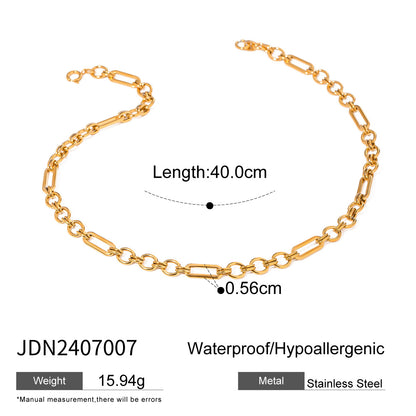 stainless steel handmade chain 3:1 chain necklace