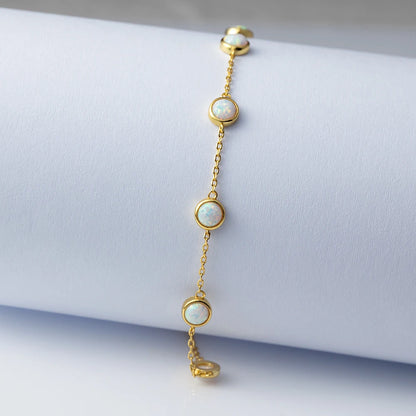Retro Seven Opal Bracelet