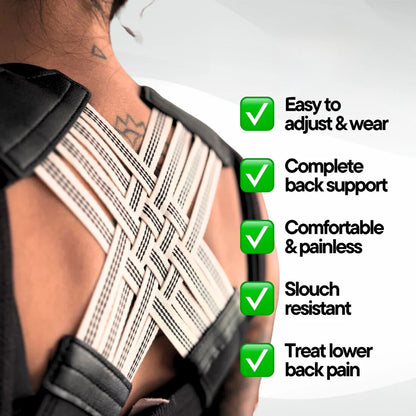 Relieve neck, shoulder and back pain with the NESLEMY™ Posture Corrector